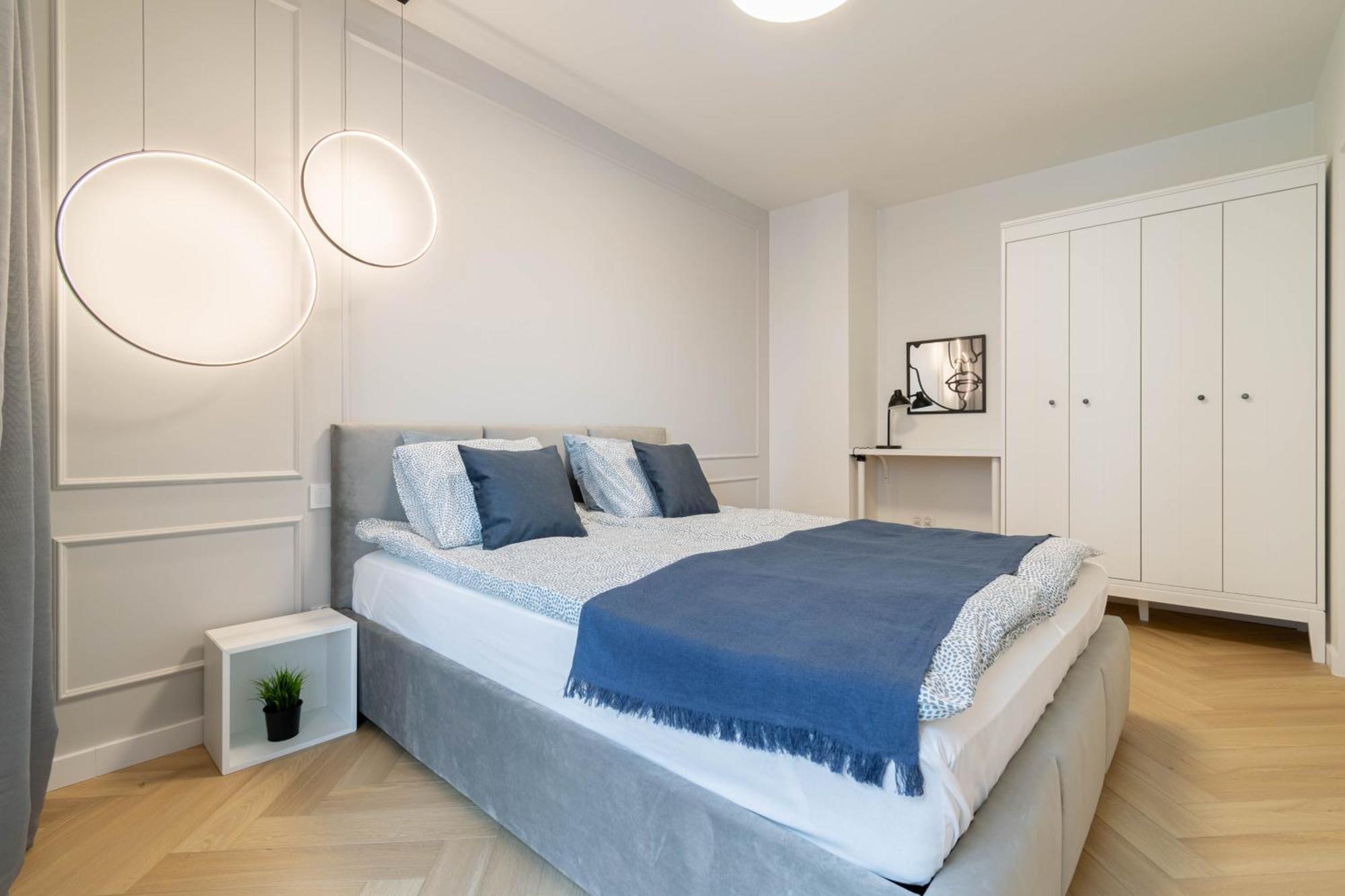 Blue Apartment Ceglana - Free Parking - Self Check-In Katowice Kültér fotó